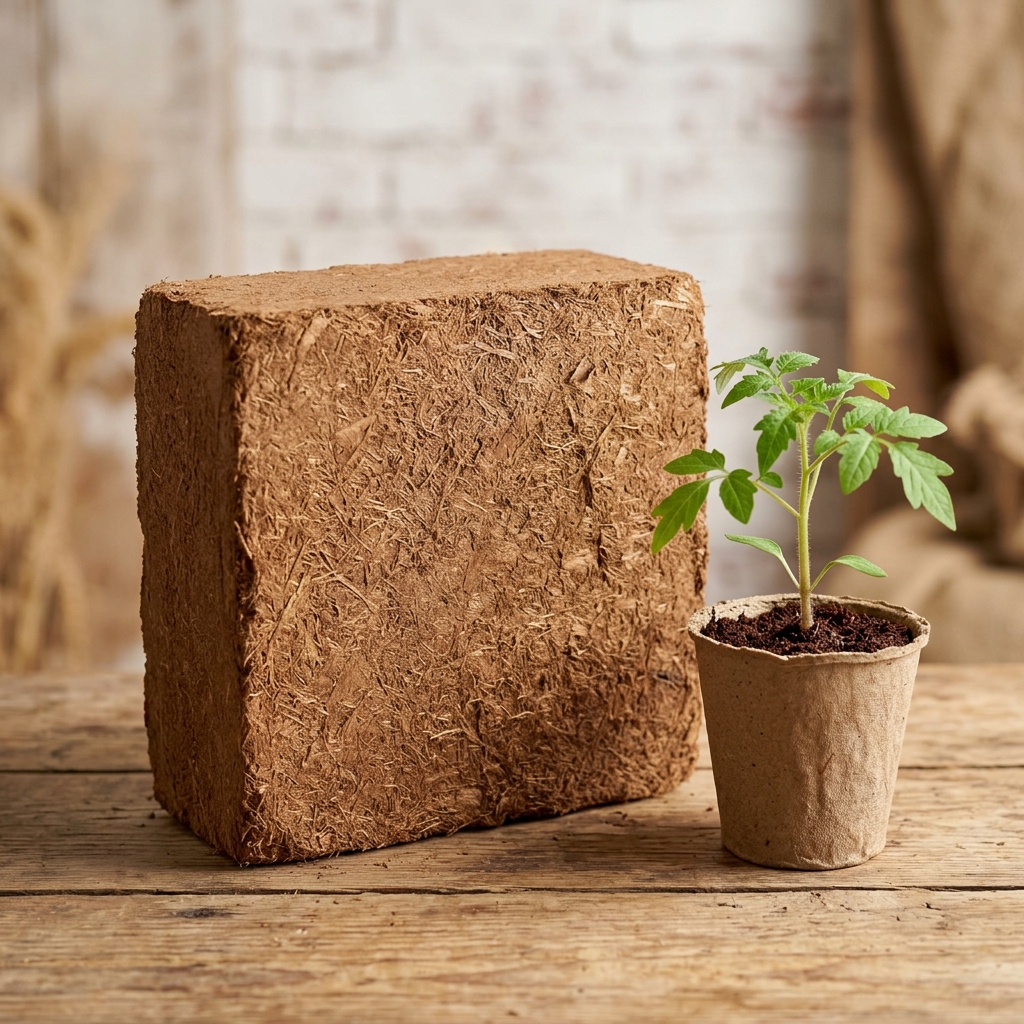 Premium 5KG low EC cocopeat block